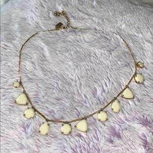 Kate Spade Gold and White Necklace